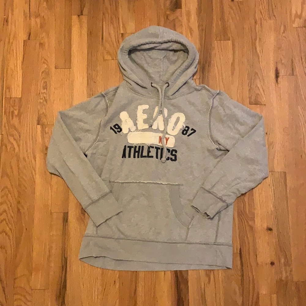 Aeropostale medium grey hoodie